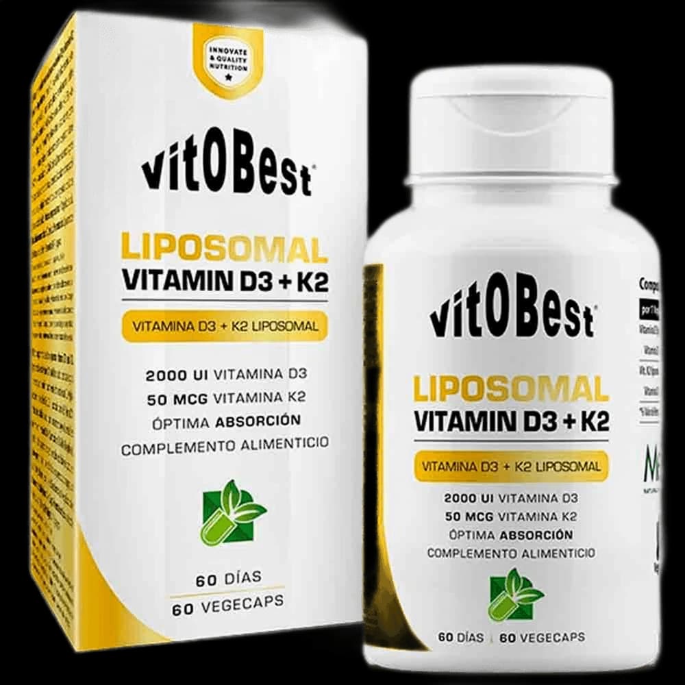 Liposomal Vitamin D3 + K2 VitOBest