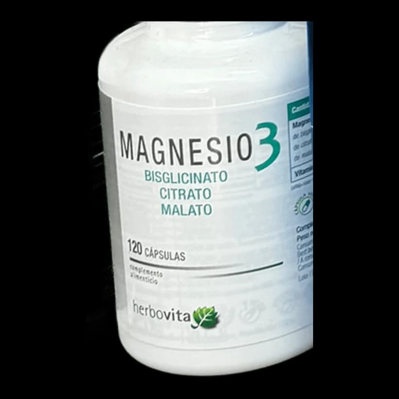 Magnesio3 Herbovita 120 cápsulas