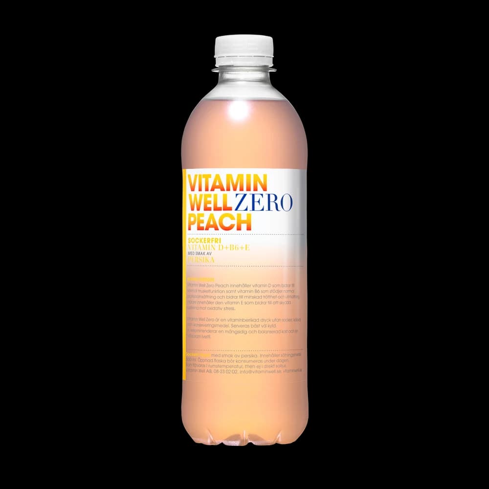 Vitamin Well Zero Peach 500 ml