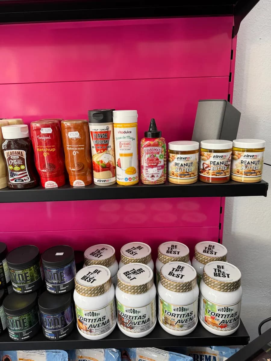 Salsas y siropes sin azúcares añadidos